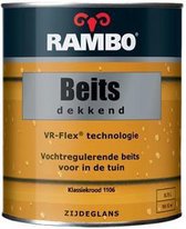 Rambo Dekkende Beits - 0.75 Liter - Klassiekcreme