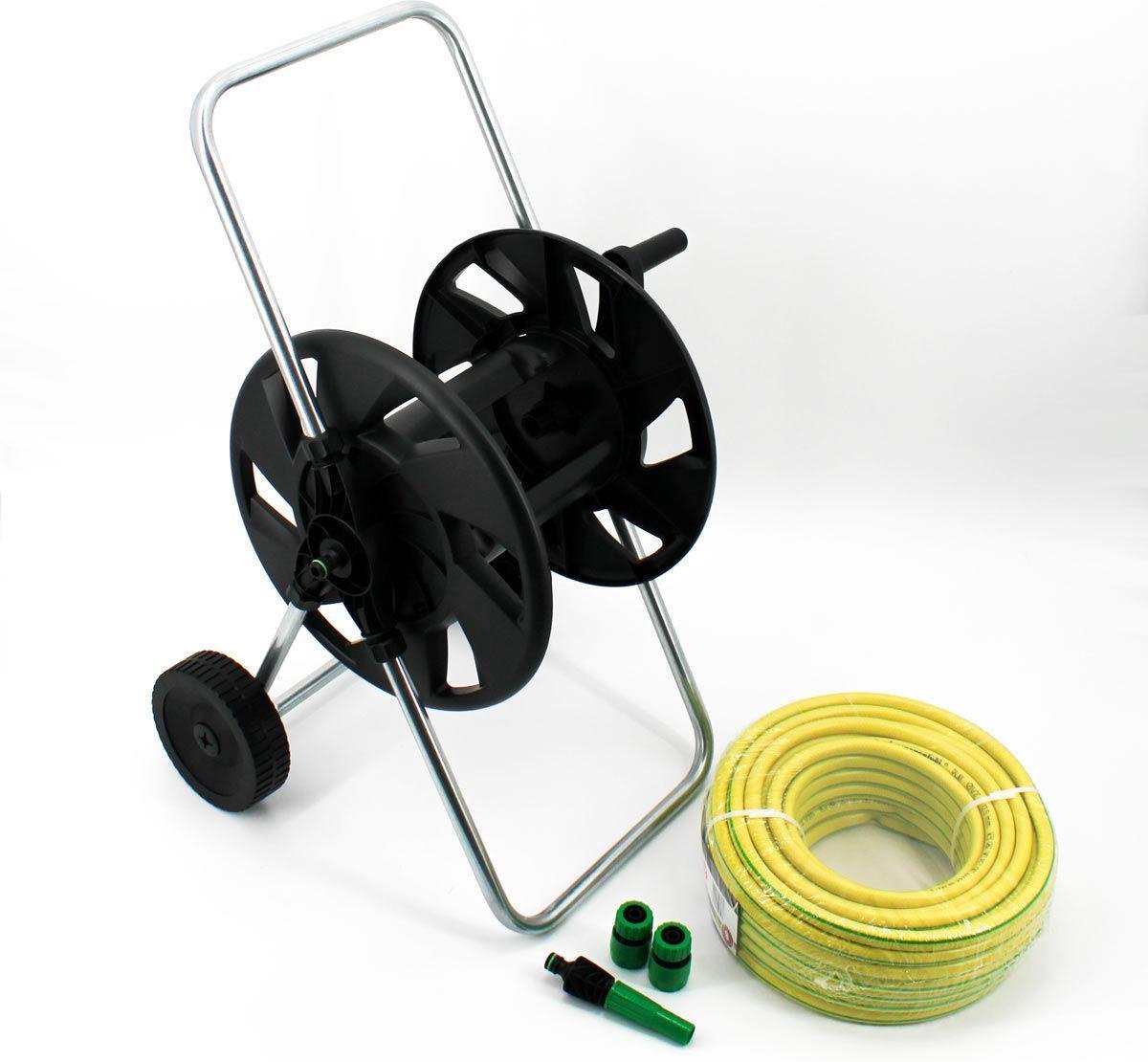 Tuinslang Haspel | Hozelock | 10 Meter  Verplaatsbaar, Inclusief Slang 24270000 I34775 T2221077