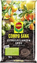 Compo sana® citruspotgrond, hoogwaardige speciale potgrond voor de bijzondere eisen van tropische en winterharde citrusplanten, 10 L