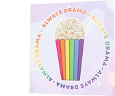 Kaart - Postcard - Always Drama - LGBT+ - Regenboog - Altijd Drama - Gay