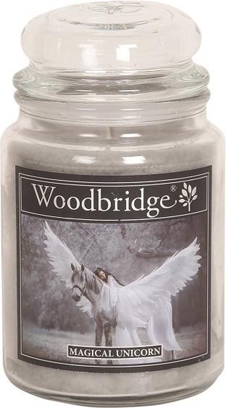 Woodbridge Magical Unicorn 565gr. Large Candle met 2 lonten