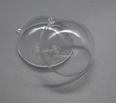 Plastic Bal transparant 20cm (1 stuks) | vulbare ballen