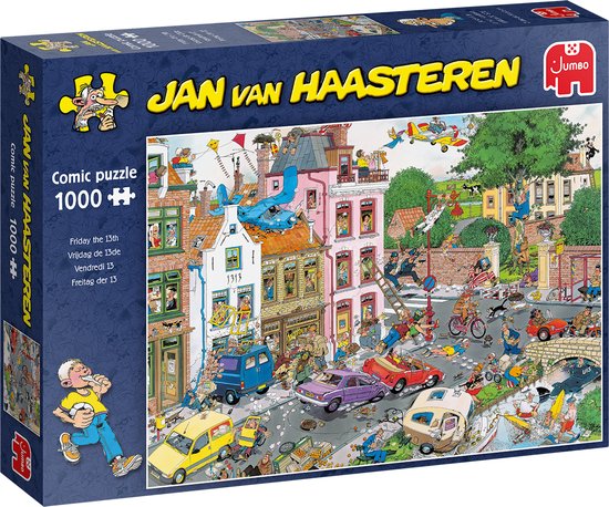 Foto: Jumbo puzzel jan van haasteren vrijdag de 13de 1000 stukjes