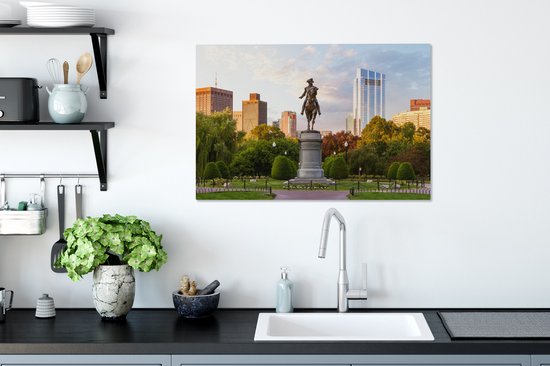 Boston Park toile 2cm 90x60 cm - Tirage photo sur toile (Décoration murale salon / chambre)