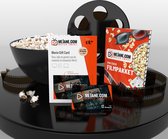 Filmbox - cadeaukaart voor 1-2 topfilms op meJane.com, persoonlijk bericht en Jimmy's popcorn - Filmpakket