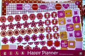 Happy Planner beloningsbord voor kinderen, Spelenderwijs leren Roze