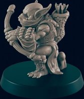 3D Printed Miniature - Goblin Archer - Dungeons & Dragons - Beasts and Baddies KS