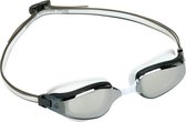 Aquasphere Fastlane - Zwembril - Volwassenen - Silver Mirrored Lens - Wit/Grijs