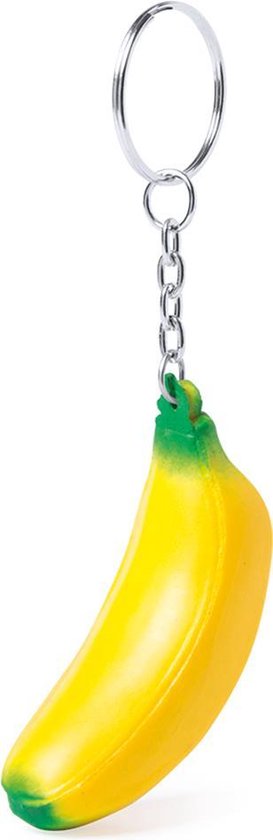 Fidget sleutelhanger | fidget toys | anti-stress sleutelhanger | squishy banaan bol.com