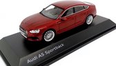 Audi A5 Sportback (Rood) (10 cm) 1/43 Audi Collection Dealer model Spark - Modelauto - Schaalmodel - Model auto - Miniatuurauto - Miniatuur autos