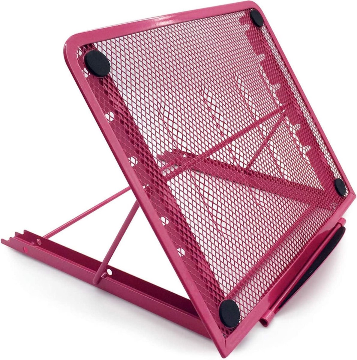 Laptop Stand bureau Ondersteuning Verstelbare Laptop Standaard voor Pad Tablet Notebook - roze
