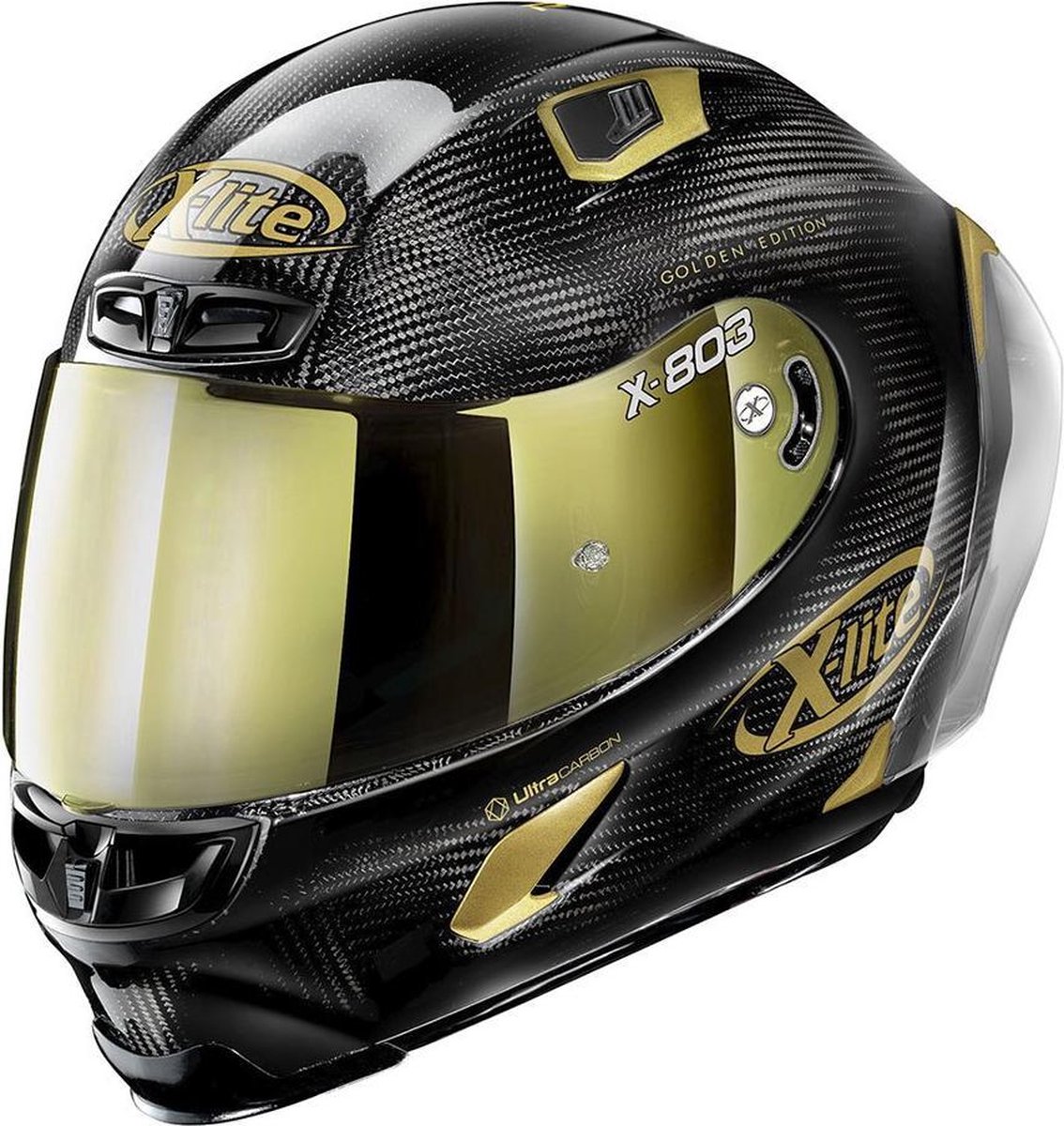X-Lite X-803 Rs Ultra Carbon Golden Edition 033 Full Face Helmet XL