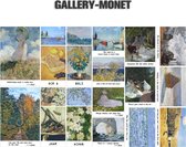 Claude Monet Schilderijen Stickers | Set van Stickers | Meerdere Stickers | Beste Werken van Claude Monet | Mensen Bloemen Landschappen | Bullet Journal | Journalling | Stickers Plakken