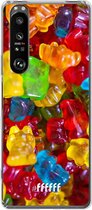 6F hoesje - geschikt voor Sony Xperia 1 III -  Transparant TPU Case - Gummy Bears #ffffff