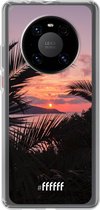 6F hoesje - geschikt voor Huawei P40 Pro -  Transparant TPU Case - Pretty Sunset #ffffff
