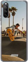 6F hoesje - geschikt voor Sony Xperia 10 III -  Transparant TPU Case - Let's Skate #ffffff