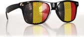 België Zonnebril - Zwart/Geel/Rood