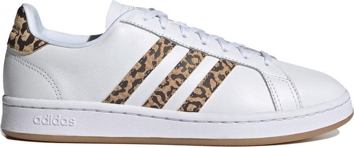 adidas Grand Court Lederen Sneakers 38 2 3 Wit bol