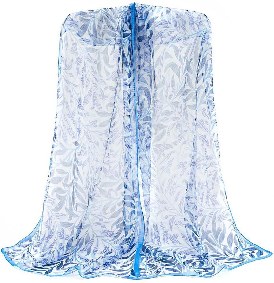 Signare - Sjaal - 100% pure zijde - Blauw - Willow Bough - William Morris