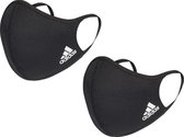 Adidas Mondkapje - Zwart - Onesize - 2-pack - niet medisch