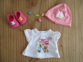 Baby Born setje Muts, klompjes, T-shirt