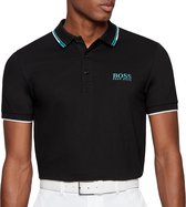Hugo Boss Paddy Pro  Poloshirt - Mannen - zwart/licht blauw