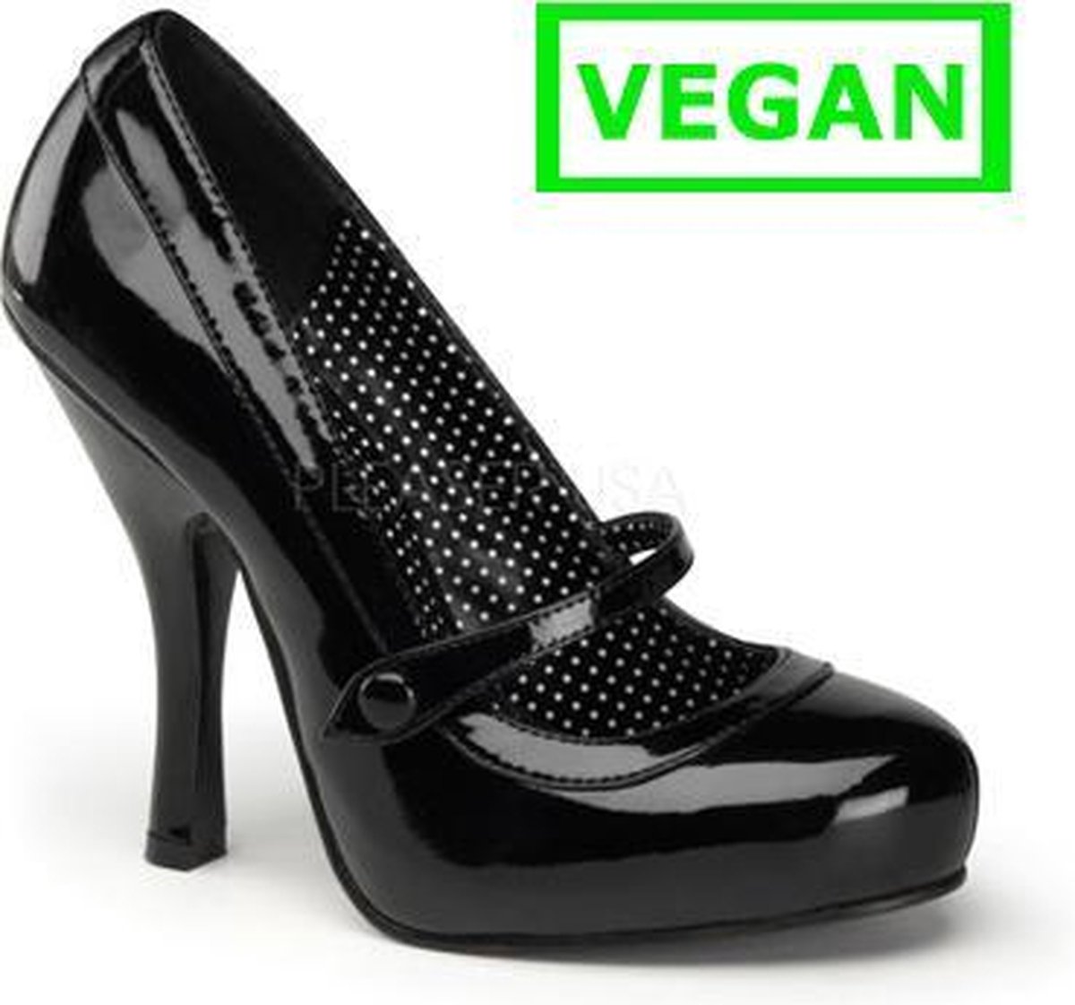 Cutiepie-02 black patent - (EU 39 = US 9) - Pin Up Couture
