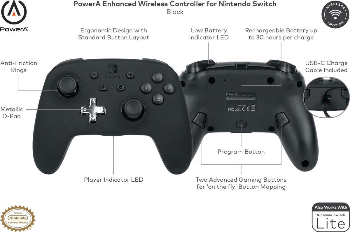 Power A - POWER A Support Joy-Con - Rouge - Nintendo Switch - Boîtier léger  et ergonomique avec des poignées confortable - Autres accessoires  smartphone - Rue du Commerce