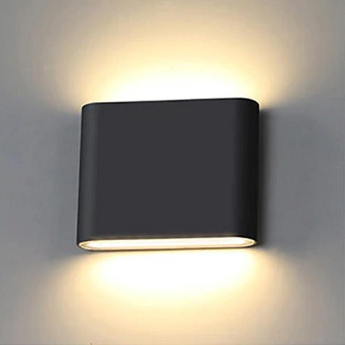 Vtw Living - LED Wandlamp - Buitenverlichting - Binnen - Terrasverlichting - Zwart