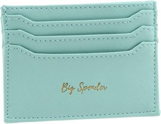 CGB Giftware Willow and Rose Big Spender Teal Card Holder (UK Size: One Size Length: 8.5cm, Width: 10.5cm.