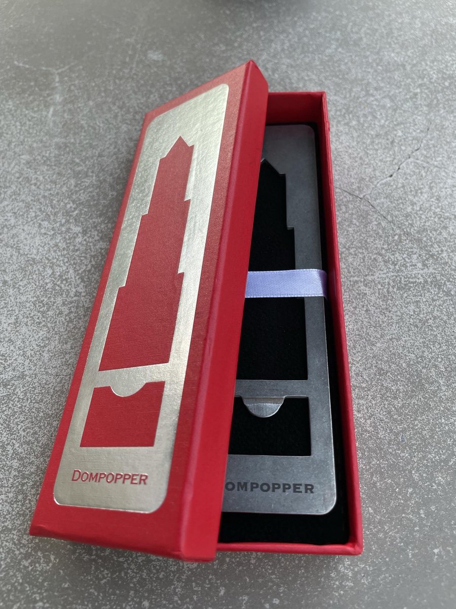Flesopener DOMPOPPER - Domtoren Utrecht - Luxe Kado - Met geschenk verpakking