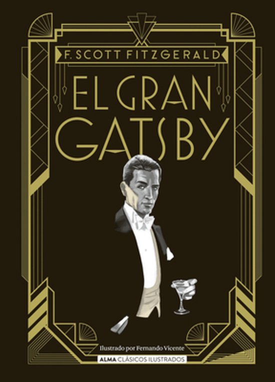 Clásicos Ilustrados- El Gran Gatsby - cover