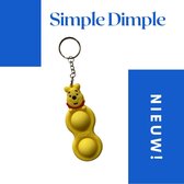 Simple Dimple sleutelhanger - Fidget toys - Simple dimple - Winnie The Pooh