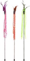 Flamingo Hengel Glitty+Krulletjes Multi 42Cm, Let Op Per 1Stuks, Alleen Kleur Groen Word Geleverd !