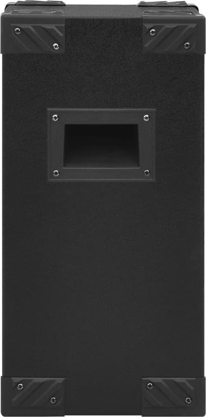 vidaXL Enceintes de scène Hi-Fi 2 pcs Passive Professional 800 W Noir