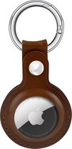 Bouletta - Airtag sleutelhanger - Leder hanger Hoesje - Burned Cognac