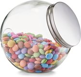 Zeller, Pot de conservation ' Candy', Glas/Métal, boîte de conservation en verre, 1200 ml