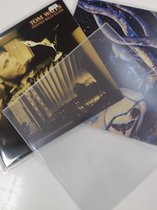 TONKO LP Housses, Housse de protection en Vinyl pour couverture extérieure LPs, 12 pouces, lot de 10 pièces, transparent, bord découpé à l'emporte-pièce 150 microns, qualité robuste