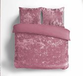 Velvet Couture Dekbedovertrek - 200x200/220 cm - Velvet Touch - Oud Roze