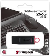 Kingston DataTraveler Exodia 256GB USB Stick 3.0 Flash Drive - USB - Zwart