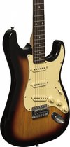 Stagg SES 30 SNB Guitare Electric S Style Sunburst