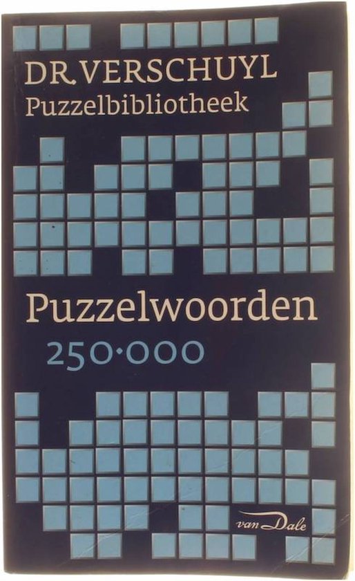 Cover van het boek 'Dr. Verschuyl Puzzelwoorden 250.000'