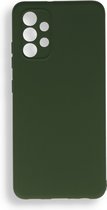 Siliconen back cover case -Geschikt voor Samsung Galaxy A52 / A52 5G / A52s 5G - TPU hoesje Groen
