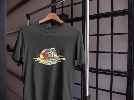 T-shirt Rubik's cube - Wurban Wear | Chemise casse-tête | Cube | Rubiks | Jeux | Vêtements | Chemise