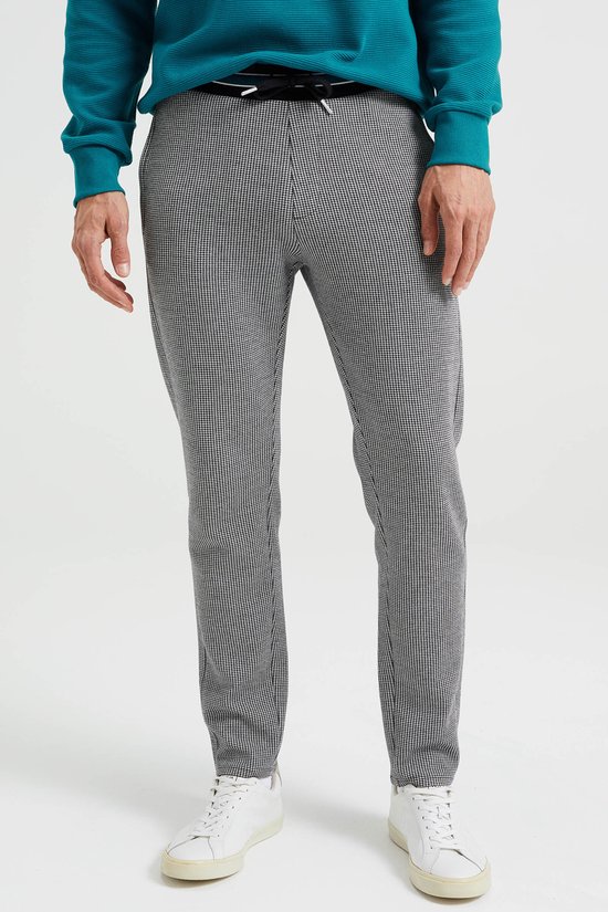 Joggingbroek voor heren, slim fit, joggerbroek met zakken met ritssluiting, katoen, cargobroek