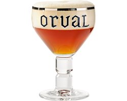 Orval trappist bierglazen doos 6x33cl trappiste bierglas speciaalbierglas Image