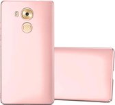Cadorabo Hoesje geschikt voor Huawei MATE 8 in METAAL ROSE GOUD - Hard Case Cover beschermhoes in metaal look tegen krassen en stoten