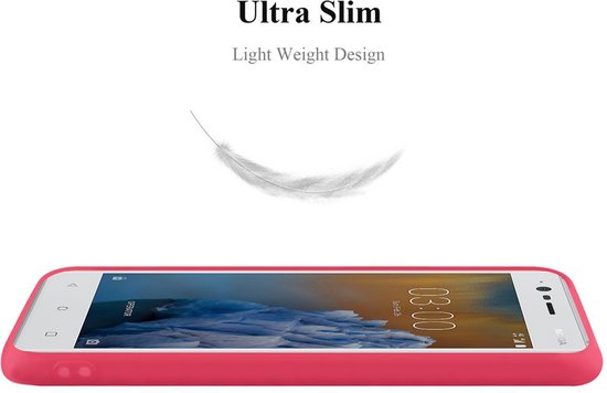 Coque Cadorabo pour Nokia 3 2017 en ROUGE CANDY - Coque de protection en silicone TPU souple