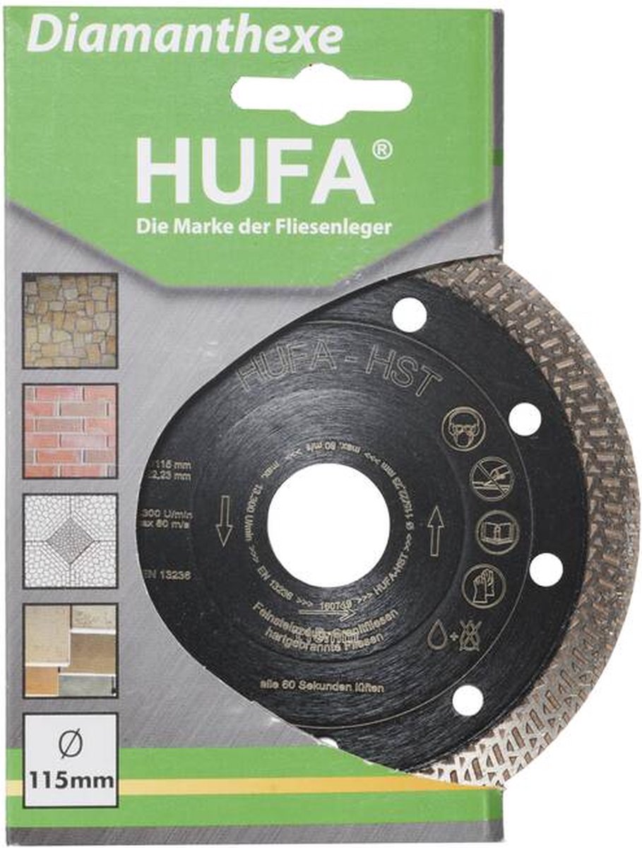 HUFA® - Werkzeuge Diamantdoorslijpschijf voor tegels HST, 115 mm