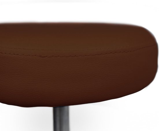 Kare Design Monaco | Retro barkruk bruin leer | 81836